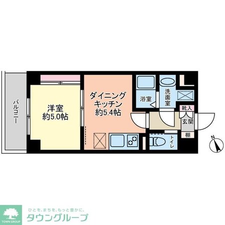 グローリオシェルト新宿山吹町の物件間取画像